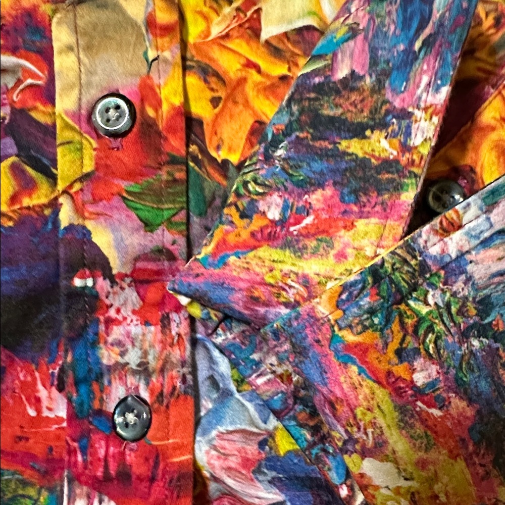 Robert Graham Multicolor Floral Button Down Shirt - Picture 13 of 13
